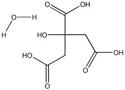 Citric Acid, Monohydrate, Granular, GR ACS 结构式