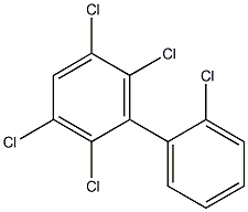 2.2'.3.5.6-Pentachlorobiphenyl Solution 结构式