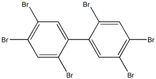 2.2'.4.4'.5.5'-Hexabromobiphenyl Solution 结构式