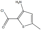 3-aMino-5-Methylthiophene-2-carbonyl chloride 结构式