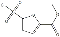 Methyl-5-(chlorosulfonyl)thiophene-2carboxylate 结构式