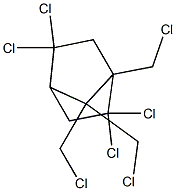 2,2,5,5,8,9,10- Heptachlorobornane 5 μg/mL in iso-Octane CERTAN 结构式