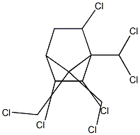 2-endo,3-exo,6-exo,8,9,10,10-Heptachlorobornane 5 μg/mL in iso-Octane CERTAN (Last Eluting Hexane/SiO2) 结构式