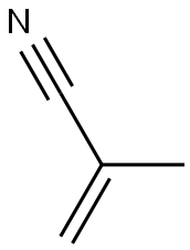 Methacrylonitrile 100 μg/mL in Methanol 结构式