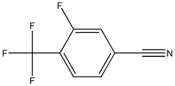 2-氟-4-氰基三氟甲苯 结构式