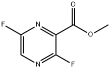 3,6-二氟-吡嗪-2-羧酸甲酯 结构式