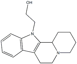 2-(1,3,4,6,7,12b-hexahydroindolo[2,3-a]quinolizin-12(2H)-yl)ethanol 结构式
