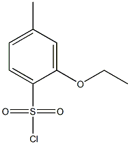 2-ethoxy-4-Methylbenzene-1-sulfonyl chloride 结构式