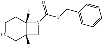 (1S,6S)-7-CBZ-3,7-二氮杂双环[4.2.0]辛烷 结构式