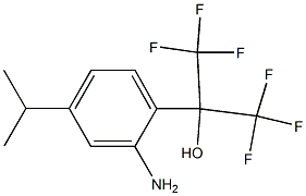 2-(2-AMino-4-isopropyl-phenyl)-1,1,1,3,3,3-hexafluoro-propan-2-ol 结构式