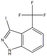 3-Iodo-4-trifluoroMethyl-1H-indazole 结构式