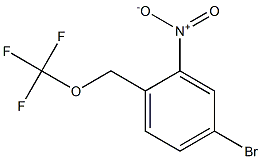 4-broMo-2-nitrotrifluoroMethoxyl toluol 结构式