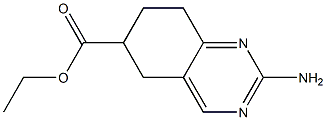 2-AMino-5,6,7,8-tetrahydro-quinazoline-6-carboxylic acid ethyl ester 结构式