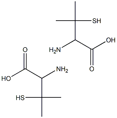 DL-PenicillaMine DL-PenicillaMine 结构式