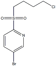 5-broMo-2-(4-chlorobutylsulfonyl)pyridine 结构式