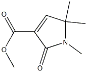 Methyl 1,5,5-triMethyl-2-oxo-2,5-dihydro-1H-pyrrole-3-carboxylate 结构式