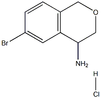6-broMoisochroMan-4-aMine hydrochloride 结构式