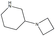 3-(Azetidin-1-yl)piperidine 结构式