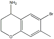 6-BroMo-7-MethylchroMane-4-ylaMine 结构式