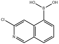 3-chloroisoquinolin-5-yl-5-boronic acid 结构式