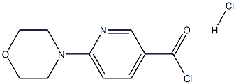 6-吗啉吡啶-3-羰基氯盐酸盐 结构式