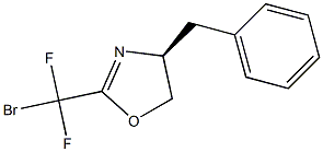 (S)-4-Benzyl-2-(broModifluoroMethyl)-4,5-dihydrooxazole 结构式
