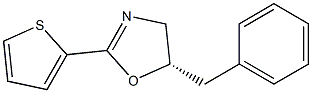 (S)-5-Benzyl-2-(thiophen-2-yl)-4,5-dihydrooxazole 结构式