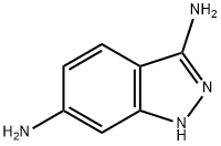 1氢-吲唑-3,6-二胺 结构式