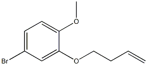 4-broMo-2-(but-3-enyloxy)-1-Methoxybenzene 结构式