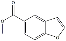 Benzofuran-5-carboxylic acid Methyl ester 结构式