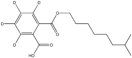 7-Methyl-1-Octanol Phthalate-d4 结构式