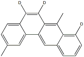 2,7-DiMethylbenz[a]anthracene-d3 结构式