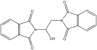 2,2'-(1-羟基-1,2-二基)双(异吲哚啉-1,3-二酮) 结构式