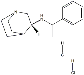 N-((R)-1-PHENYLETHYL)QUINUCLIDIN-3-AMINE (DIHYDROCHLORIDE) 结构式