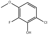 6-氯-2-氟-3-甲氧基苯酚 结构式