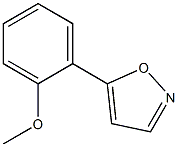 5-(2-甲氧基苯)异恶唑 结构式