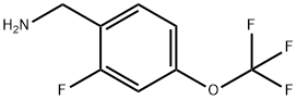 2-氟-4-(三氟甲氧基)苄胺 结构式