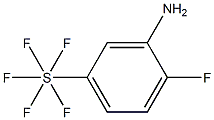 2-氟-5-(五氟硫代)苯胺,97% 结构式