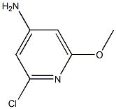 2-Chloro-6-Methoxy-pyridin-4-ylaMine 结构式