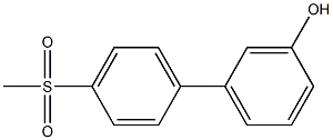 4'-Methanesulfonyl-biphenyl-3-ol 结构式