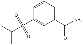 3-(isopropylsulfonyl)benzaMide 结构式