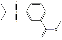 Methyl 3-(isopropylsulfonyl)benzoate 结构式