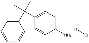 4-(2-苯基丙-2-基)苯胺盐酸盐 结构式