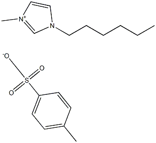 1-己基-3-甲基咪唑对甲基苯磺酸盐 结构式