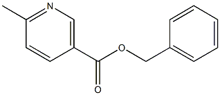 6-甲基烟酸苄酯 结构式