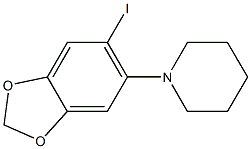 1-(6-iodobenzo[d][1,3]dioxol-5-yl)piperidine 结构式