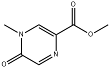 4-甲基-5-氧代-4,5-二氢吡嗪-2-羧酸甲酯 结构式