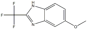 5-Methoxy-2-trifluoroMethyl-1H-benzoiMidazole 结构式