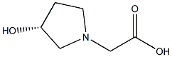 (R)-2-(3-hydroxypyrrolidin-1-yl)acetic acid 结构式