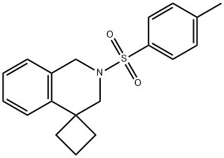 2'-tosyl-2',3'-dihydro-1'H-spiro[cyclobutane-1,4'-isoquinoline] 结构式